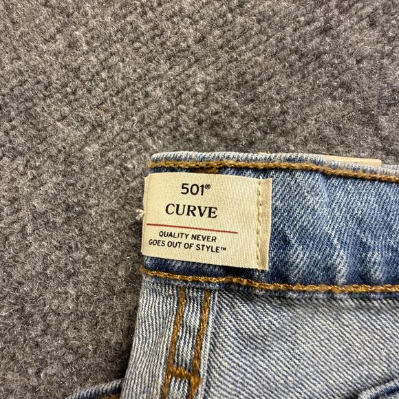 Levi's 501 Curve Women's Straight Leg Jeans Size 32X30 #1237 - Picture 3 of 9